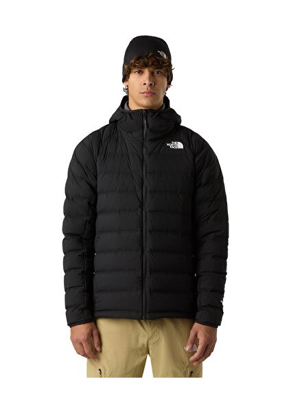 M Abseil Stretch Down Hoodie Erkek Outdoor Montu (600 Dolgu Kaz Tüyü) NF0A8E36JK31 Siyah modelleri