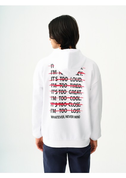 Oversize Fit Erkek Sweatshirt