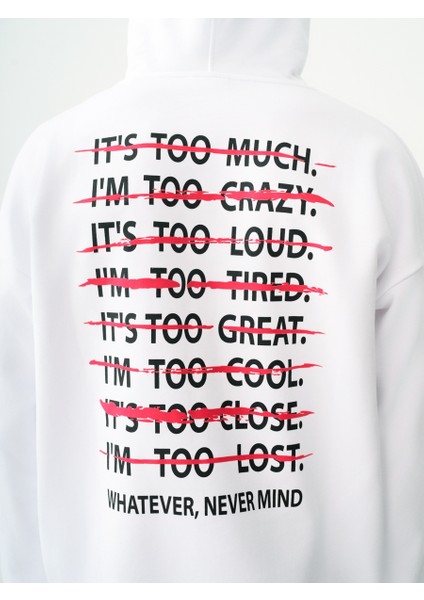 Oversize Fit Erkek Sweatshirt