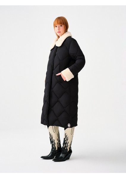 Loose Fit Kadın Kaban