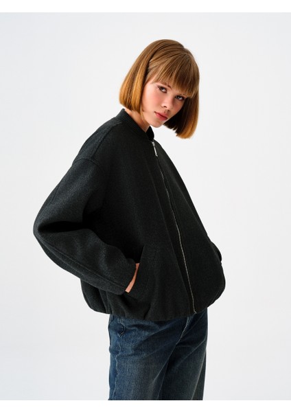 Loose Fit Kadın Mont