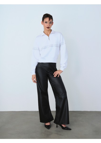 Oversize Kadın Sweatshirt