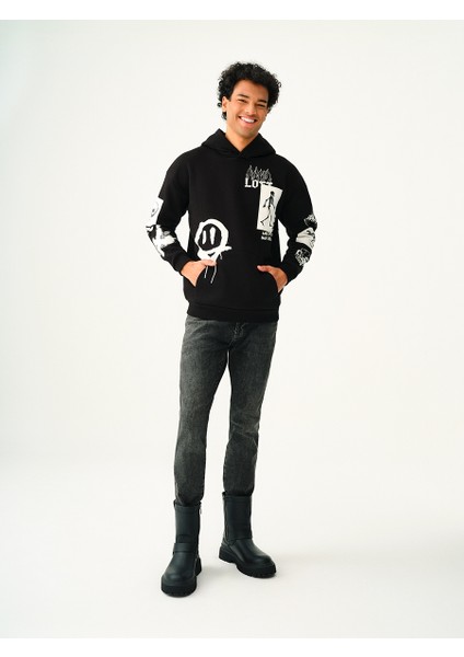 Oversize Erkek Sweatshirt