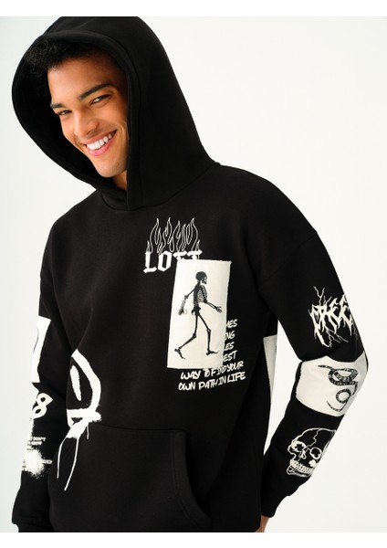 Oversize Erkek Sweatshirt