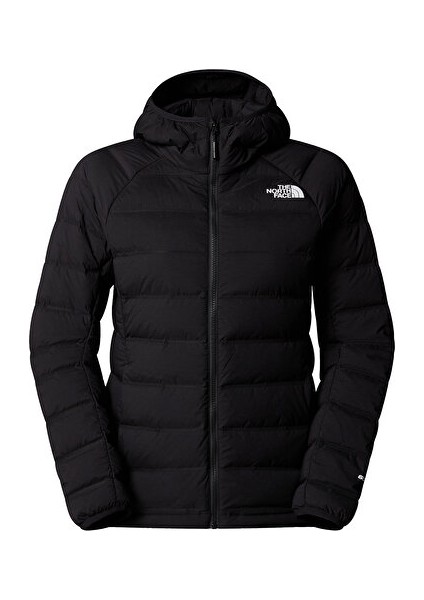 W Abseil Stretch Down Hoodie Kadın Outdoor Montu (600 Dolgu Kaz Tüyü) NF0A8E39JK31 Siyah