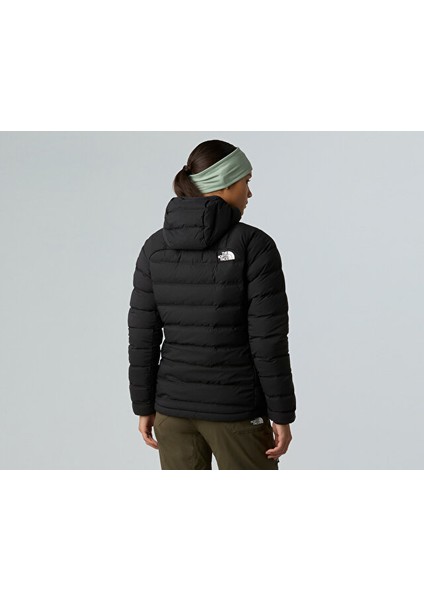 W Abseil Stretch Down Hoodie Kadın Outdoor Montu (600 Dolgu Kaz Tüyü) NF0A8E39JK31 Siyah fırsatları