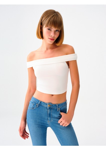 Crop Kadın Tshirt K.kol