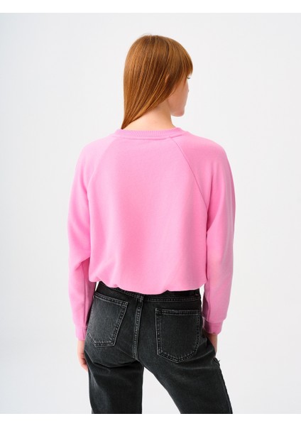 Long Crop Kadın Sweatshirt
