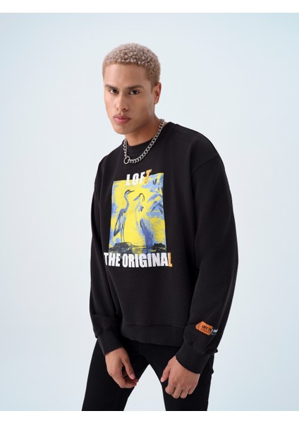 Oversize Erkek Sweatshirt
