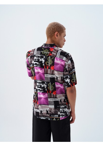 Relax Fit Erkek Gömlek K.kol