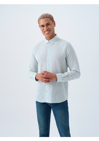 Regular Fit Erkek Gömlek U.kol
