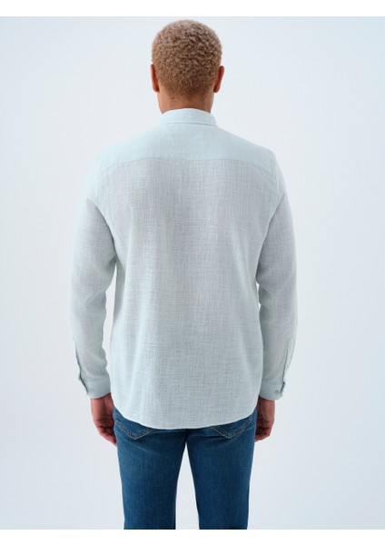 Regular Fit Erkek Gömlek U.kol
