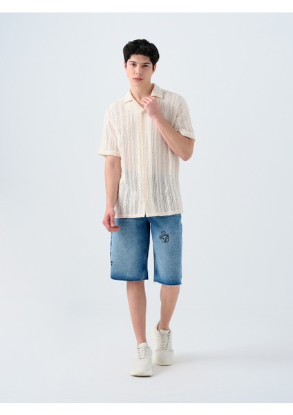 Relax Fit Erkek Gömlek K.kol