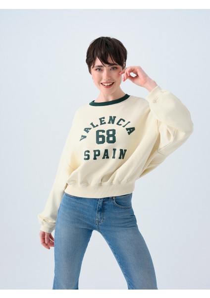 Regular Fit Kadın Sweatshirt