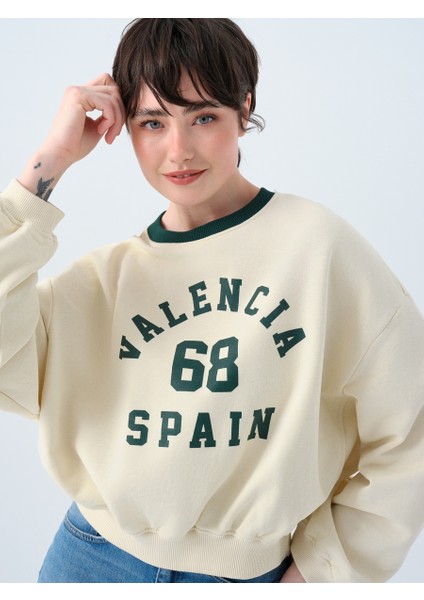 Regular Fit Kadın Sweatshirt