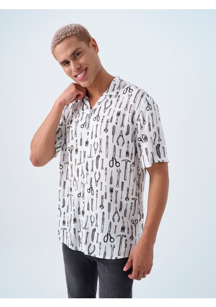 Relax Fit Erkek Gömlek K.kol
