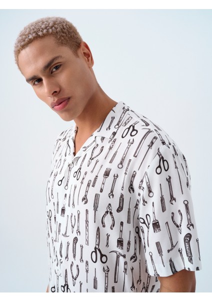 Relax Fit Erkek Gömlek K.kol