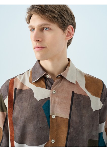 Relax Fit Erkek Gömlek K.kol
