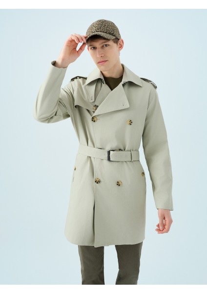 Regular Fit Erkek Trenchcoat