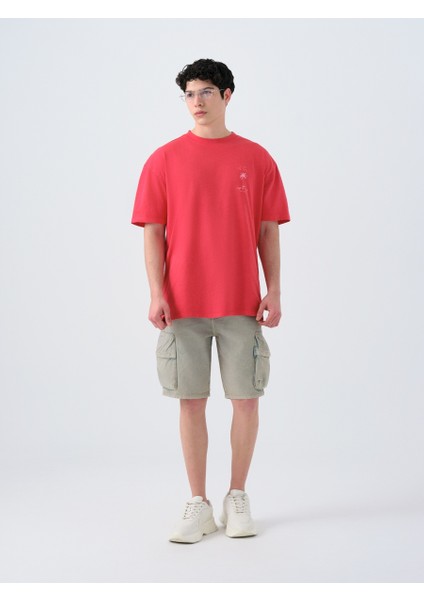 Oversize Fit Erkek Tshirt K.kol