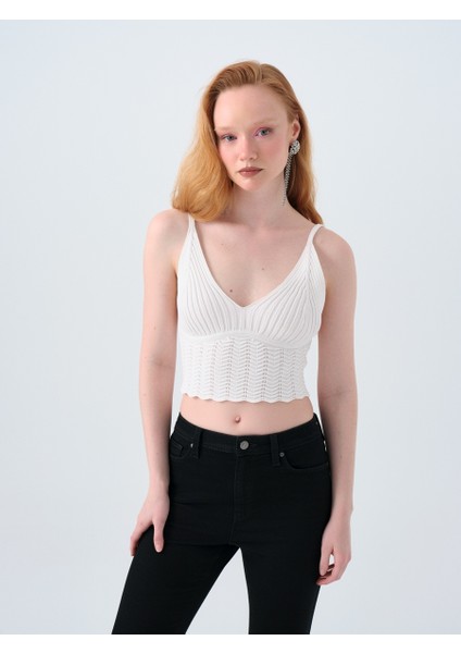 Slim Fit Kadın Bluz K.kol