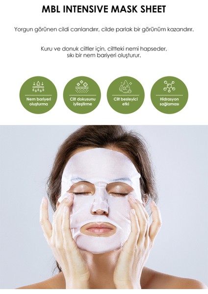 Teresia Salatalık Özü Içeren Nemlendirici ve Yatıştırıcı Yüz Maskesi modelleri