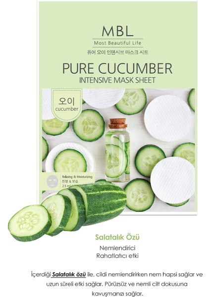 Teresia Salatalık Özü Içeren Nemlendirici ve Yatıştırıcı Yüz Maskesi fiyatları