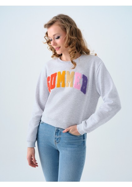Regular Fit Kadın Sweatshirt