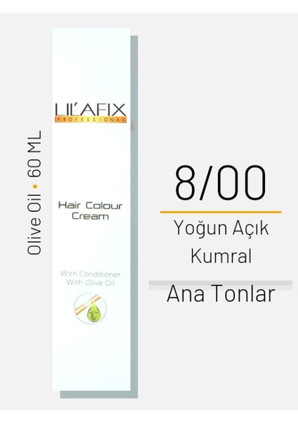 Saç Boyası No 8/00 Yoğun Açık Kumral 60ML