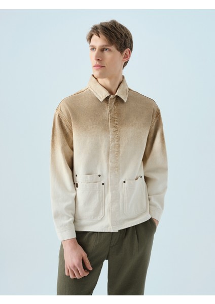 Oversize Erkek Gömlek U.kol