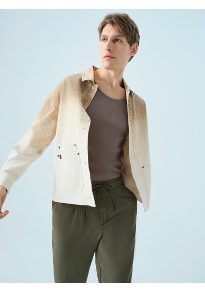 Oversize Erkek Gömlek U.kol