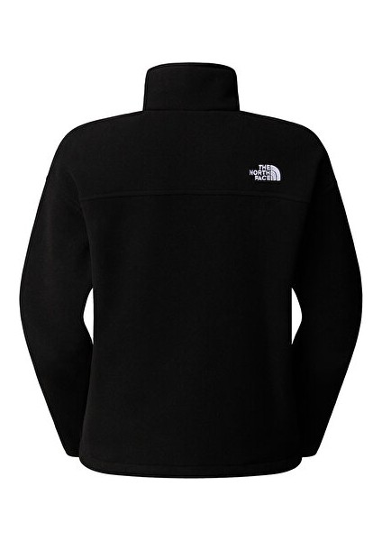 W Glacier Fleece 1/2 Zip Short Jacket Kadın Outdoor Çeyrek Fermuarlı Polar Üst NF0A8D2CJK31 Siyah fiyatları