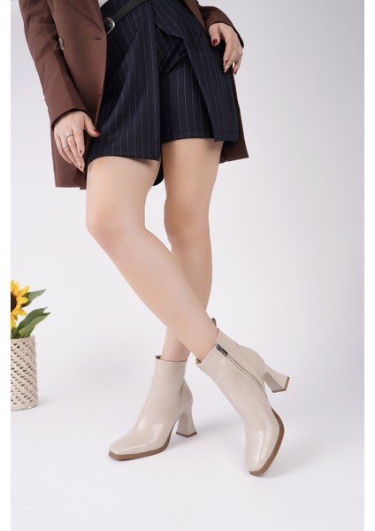 Celina Küt Burun Fermuarlı Topuklu Kadın Bot indirimleri