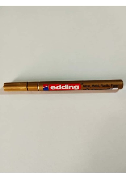 Edding 751 Hobi Sanat Kalemi Boya Dekorasyon Markörü 1-2 mm Altın