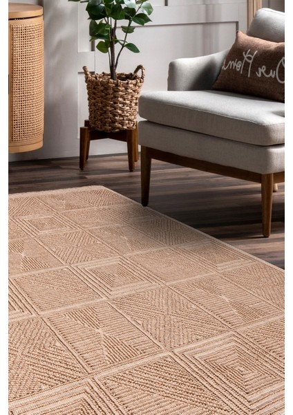 Novella Modern Halı Koleksiyonu | Tozumaz, Hasır Renk, Jüt Taban, Saçaklı Dekoratif Kilim modelleri