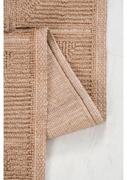 Novella Modern Halı Koleksiyonu | Tozumaz, Hasır Renk, Jüt Taban, Saçaklı Dekoratif Kilim indirimleri