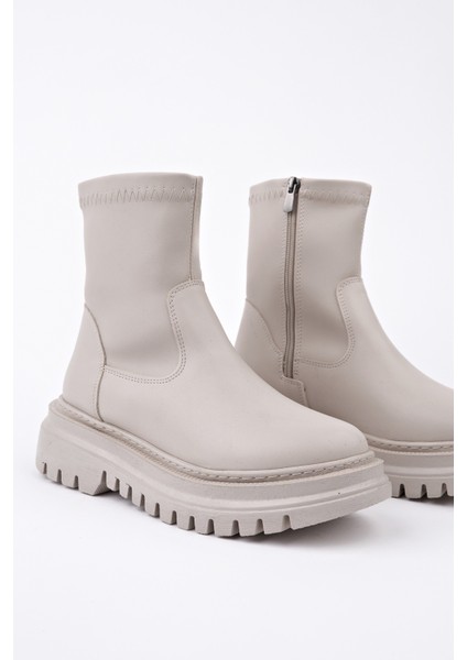 Pita Kalın Taban Fermuarlı Kadın Bot fırsatları