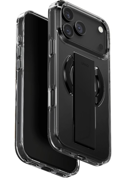 Iphone 17 Pro Kılıf Heldro Tutma Bandı ve Bilek Askısı Premium Yüksek Dayanıklı Koruma Kapak