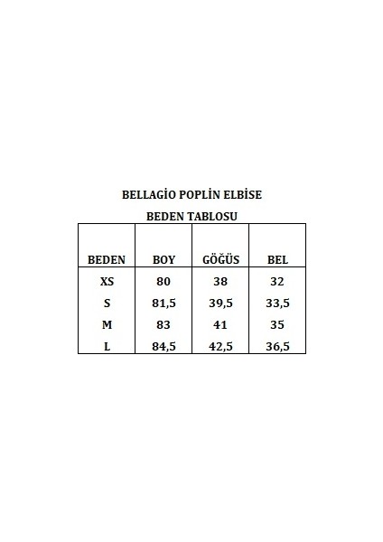 Bellagıo Çift Kat Iç Göstermez Pamuk Poplin Elbise