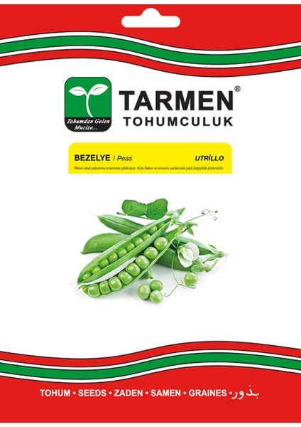 Utrillo Bezelye Tohumu