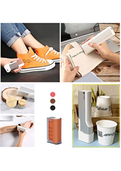 Printpen Taşınabilir Pasta Kahve Kağıt Cilt Her Yüzeyde Zararsız Logo Metinler Yazıcı Kalem