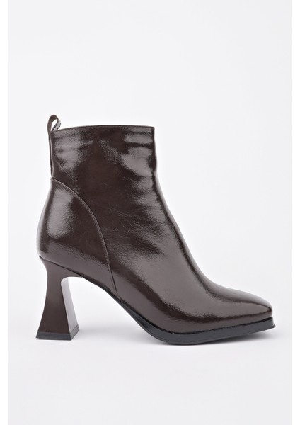 Celina Küt Burun Fermuarlı Topuklu Kadın Bot modelleri