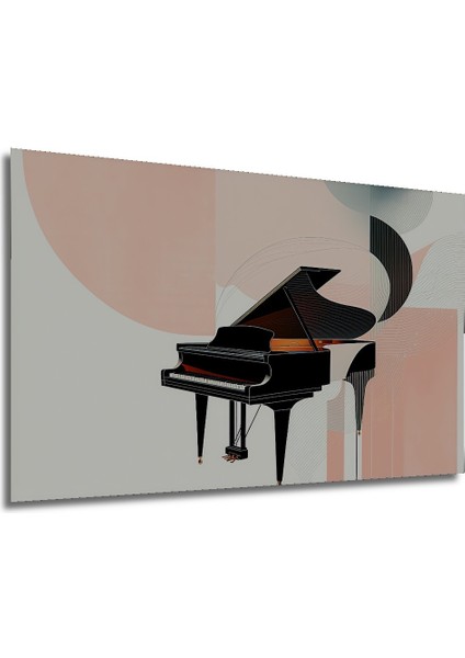 Modern Sanat Piyano Aşkı Dekoratif Ahşap Ev/işyeri/ofis Kare Tablo modelleri