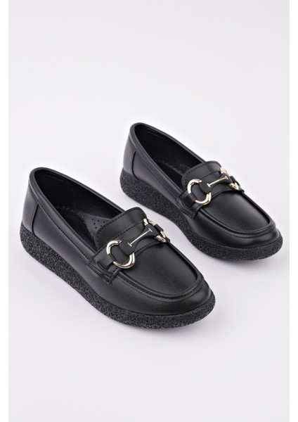 Polara Kalın Taban Toka Detaylı Kadın Günlük Loafer Ayakkabı modelleri