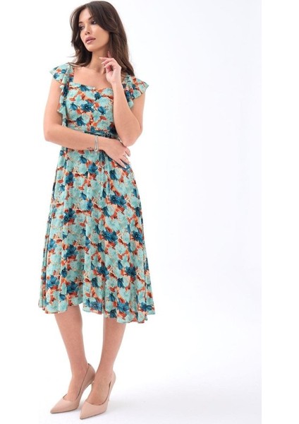 5370 Elbise-Yeşil fiyatları