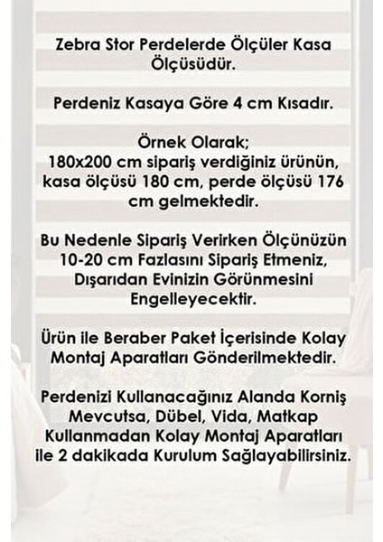Stor Perde Kalın Kumaş (Keten) -Alüminyum Kasa Boru- modelleri