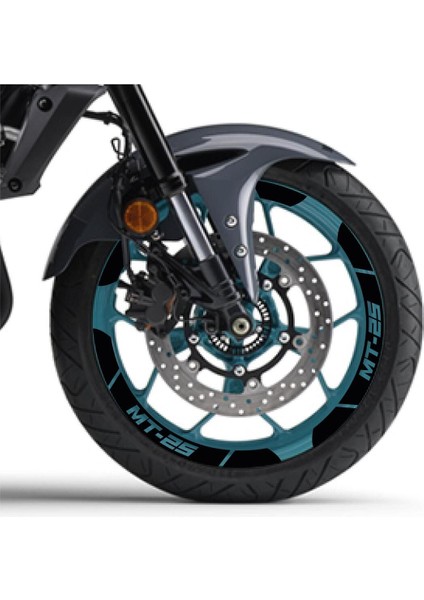 Siyah Yamaha Mt-25 Geniş Jant Sticker Etiket Modeli fiyatları