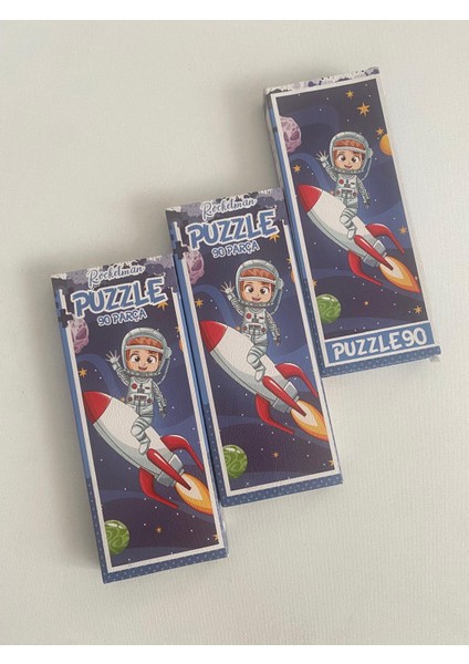 Uzay Temalı 90 Parça Puzzle (5+ Yaş)