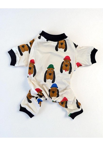 The Dog Penye Kedi Tulum Pijama