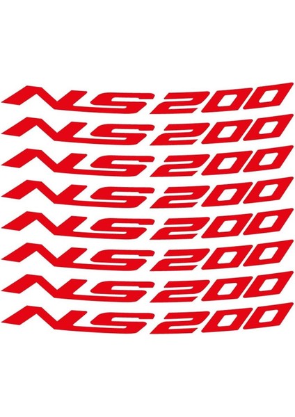 Bajaj Pulsar NS200 Jant Içi Sticker Etiket Modeli